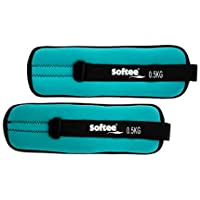 Softee Equipment Juego Tobilleras Y MUÑEQUERAS LASTRADAS- Azul Celeste- EU